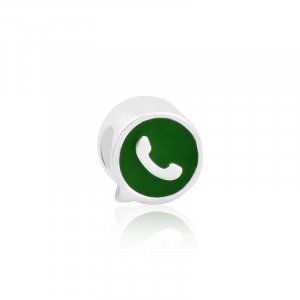 Berloque Separador WhatsApp Prata 925 - 1374