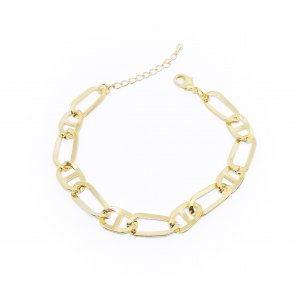 Pulseira Inspiraçāo Folheado Ouro 18k - 1704