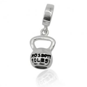 Berloque Peso KettleBell Crossfit Prata 925 - 3068